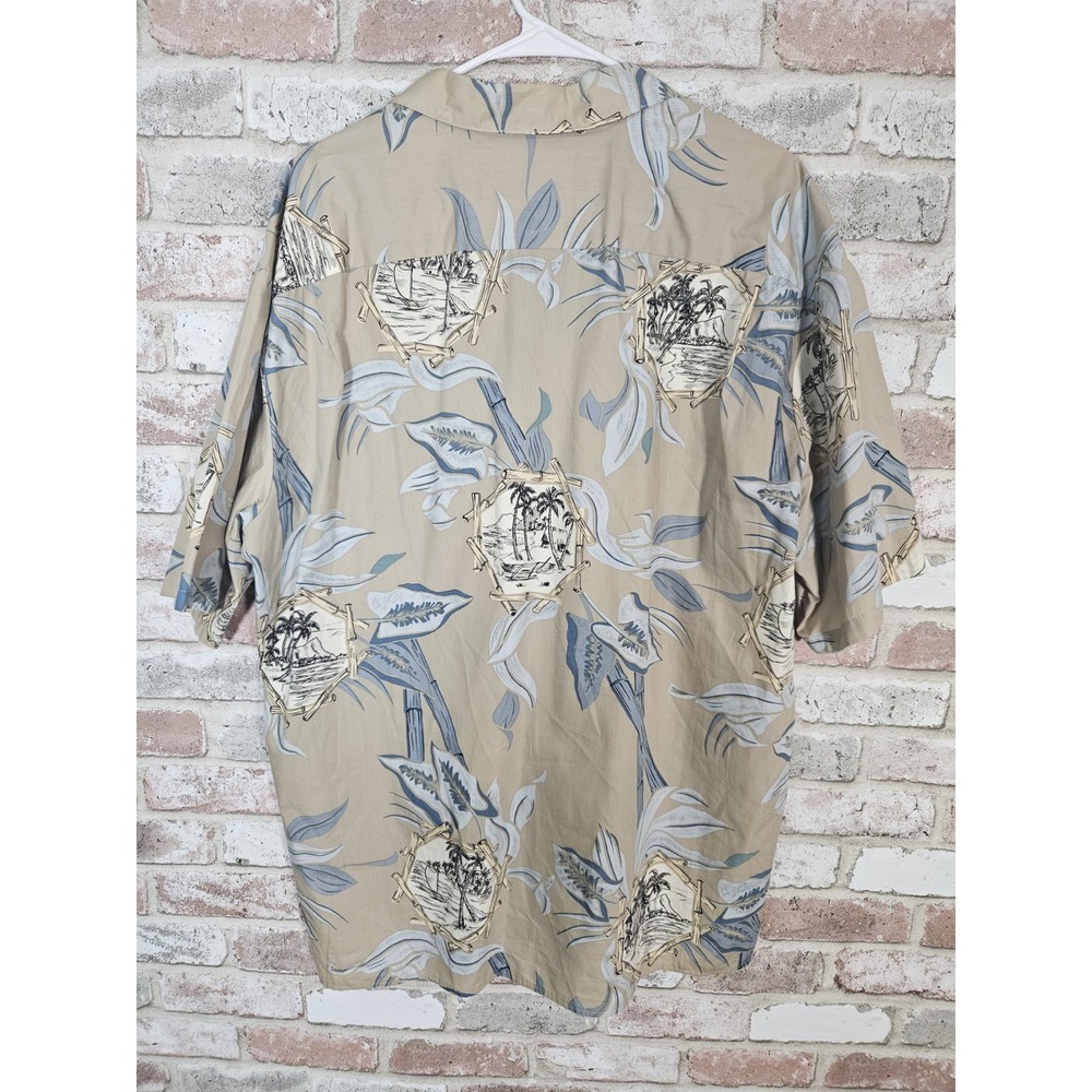 Hilo Hattie Men's Vintage Short Sleeve Hawaiian Button Up Shirt Made in‎ USA XL - Picture 3 of 6